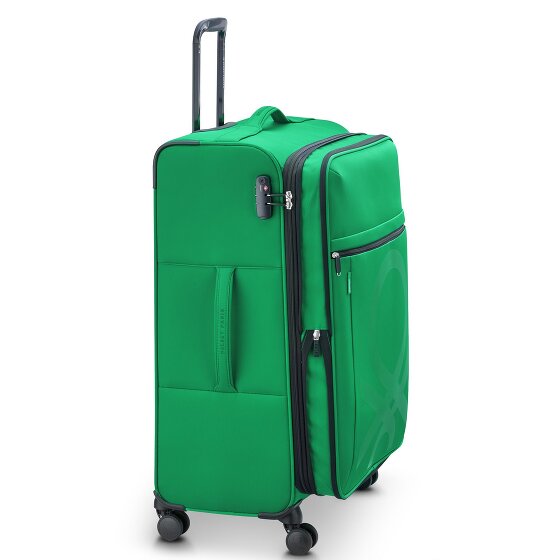 Delsey Paris x United Colors of Benetton Colour Block Trolley de 4 ruedas 77cm con pliegue de expansión