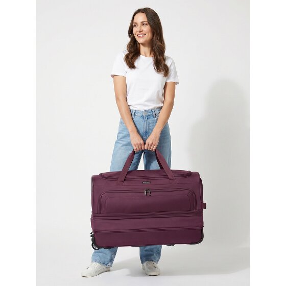 Redolz Bolsa de viaje Duffle Essentials de 2 ruedas 70 cm L con solapa de expansión