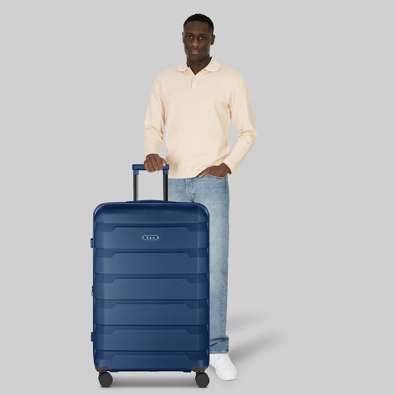 d&n South Dakota 4 ruedas Carrito L 76 cm con pliegue de expansión