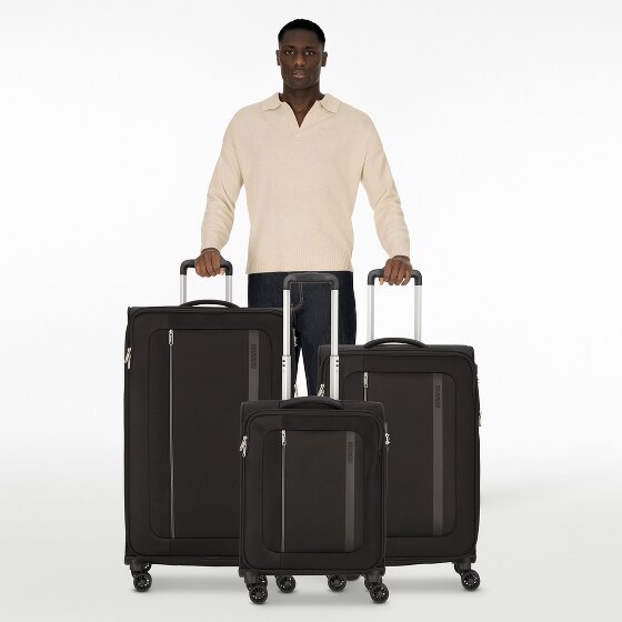 American Tourister Blazing Ride 4 ruedas Juego de maletas 3 piezas con pliegue de expansión