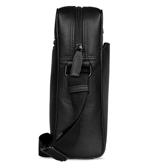 bugatti Black Bolsa de hombro Piel 20 cm