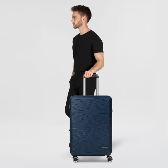 Franky Dallas 3.0 Trolley de 4 ruedas M 65 cm con plegado extensible