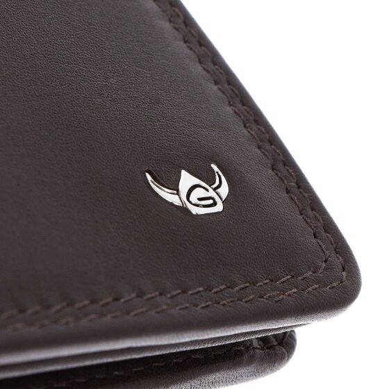 Golden Head Polo Cartera Bloqueo RFID Piel natural 12 cm