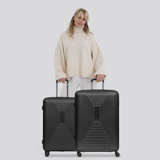 Redolz Essentials 14 4 ruedas Juego de maletas 2 piezas con pliegue de expansión