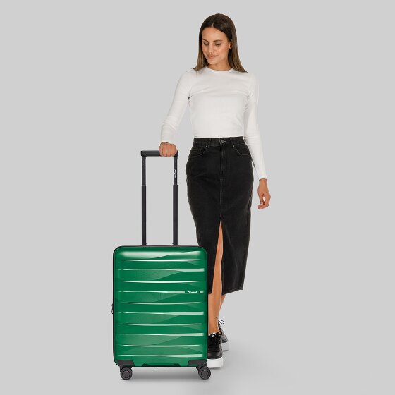 Bergpfeil Trolley de cabina de viaje de 4 ruedas S 55 cm con pliegue de expansión