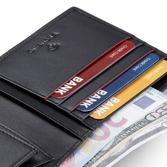 Roncato Detroit Cartera Protección RFID Piel 12 cm