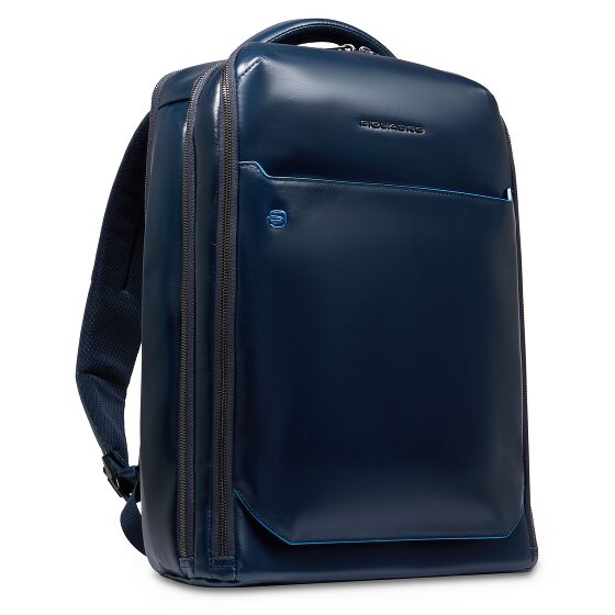 Piquadro Blue Square Mochila de día Piel 42 cm Compartimento para el portátil
