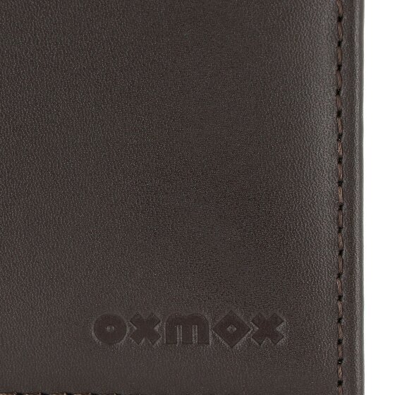 oxmox Leather Cartera Bloqueo RFID Piel natural 11 cm