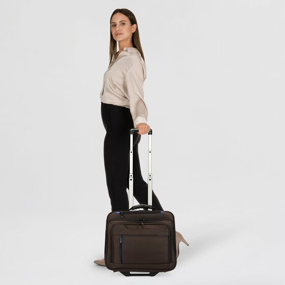 Dermata 2 ruedas Trolley business 38 cm Compartimento para laptop