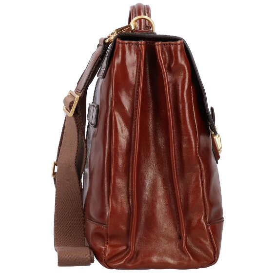 The Bridge Maletín Vespucci de piel con compartimento para el portátil de 40 cm