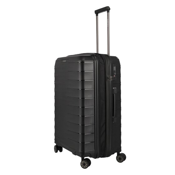 Travelite Mooby 4 ruedas Juego de maletas 3 piezas con pliegue de expansión