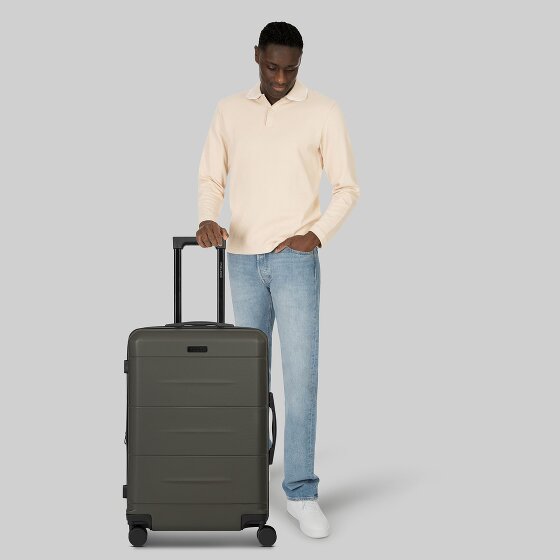 Police London 4 ruedas Carrito 64 cm con pliegue de expansión