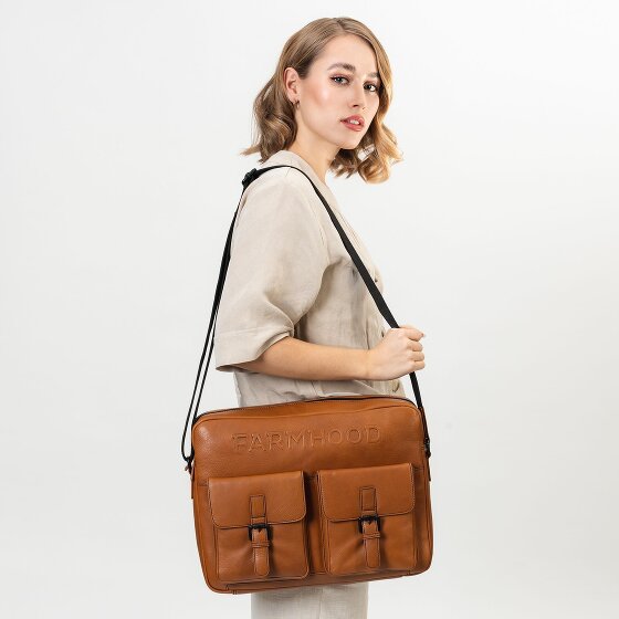 Farmhood Memphis Maletín Mensajero Piel 38 cm Compartimento para el portátil