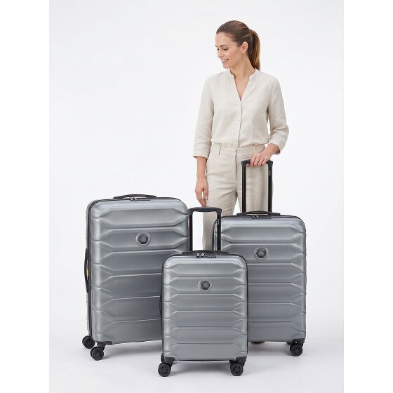 Delsey Paris Meteor 4 ruedas Set de maletas 3 piezas Con asa expansible