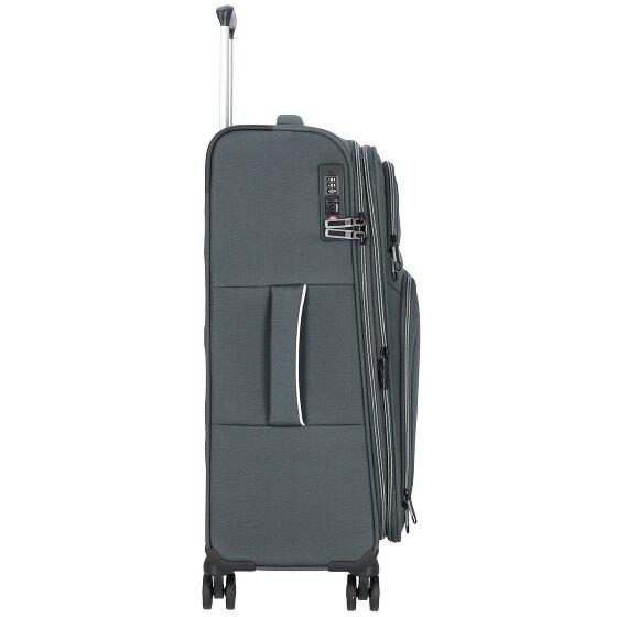 d&n Travel Line 9204 4 ruedas Carrito M 66 cm con pliegue de expansión