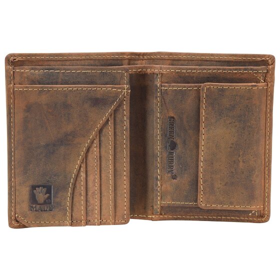 Greenburry Cartera Vintage Jabalí Cuero 9,5 cm