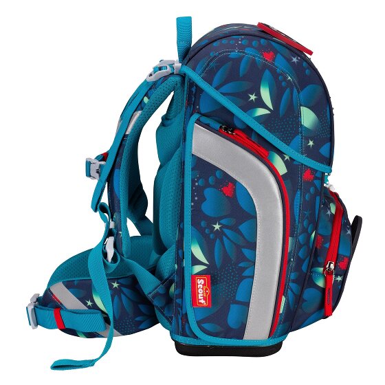 Scout Juego de mochilas escolares LED Genius 4pcs.