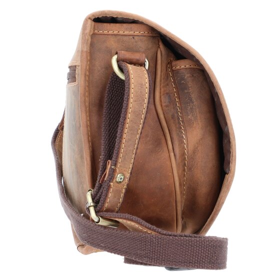 Greenburry Bolso de caza Vintage Bolso de hombro de cuero 30 cm