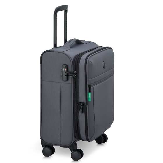 Delsey Paris x United Colors of Benetton BE Trolley de cabina de 4 ruedas 55 cm con pliegue extensible