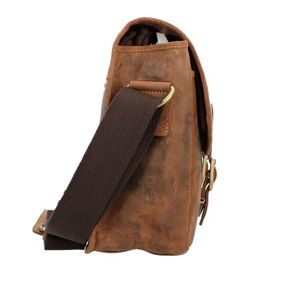 Greenburry Mensajero Vintage de cuero 34 cm