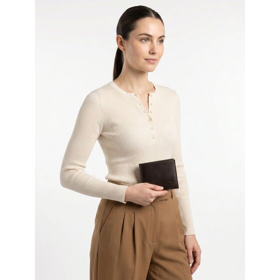oxmox Leather Cartera Bloqueo RFID Piel natural 10 cm