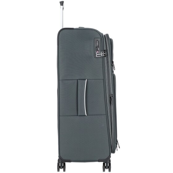 d&n Travel Line 9204 4 ruedas Carrito L 76 cm con pliegue de expansión