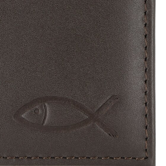 oxmox Leather Cartera Bloqueo RFID Piel natural 11 cm
