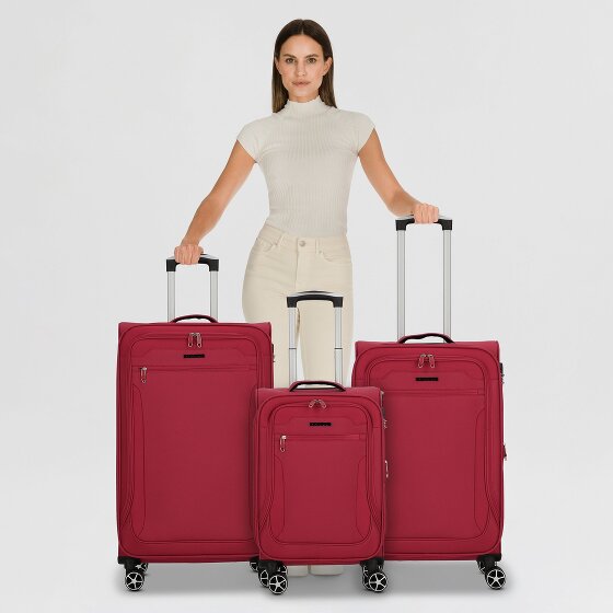 Cocoono Monterrey 4 ruedas Juego de maletas 3 piezas con pliegue de expansión