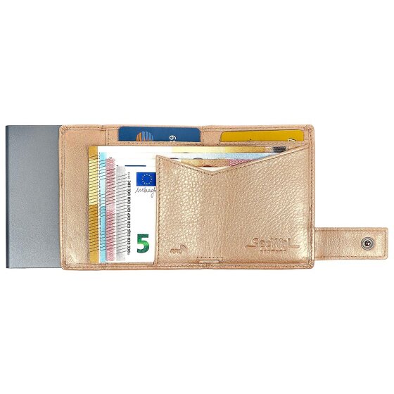 SecWal Funda para tarjetas de crédito RFID Piel 7 cm
