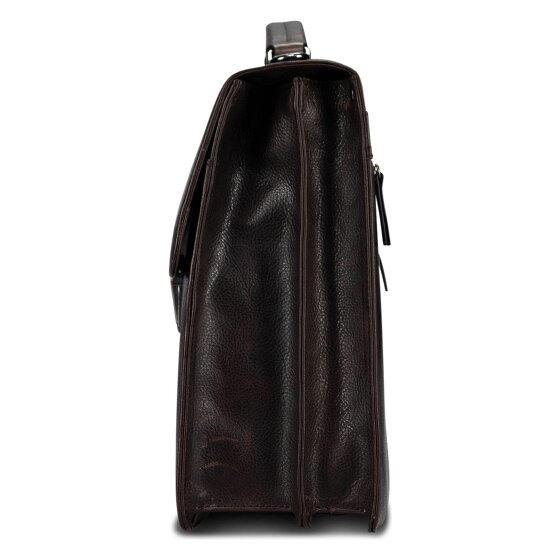 Jost London Maletín Piel natural 40 cm Compartimento para laptop