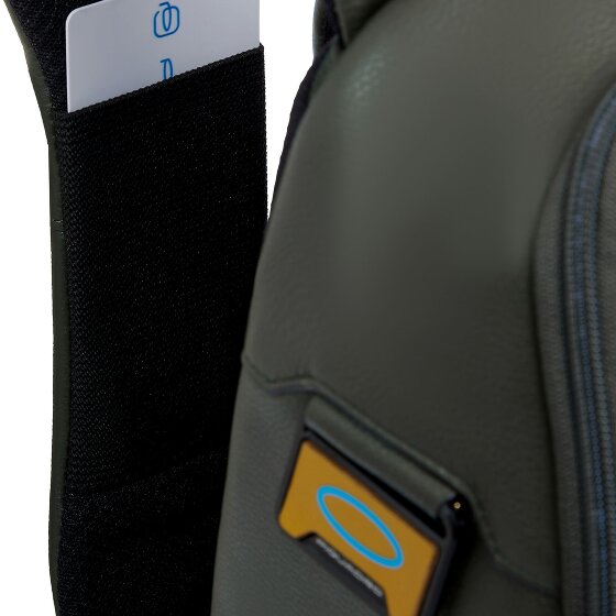 Piquadro Ael Mochila de día Piel 37 cm Compartimento para el portátil