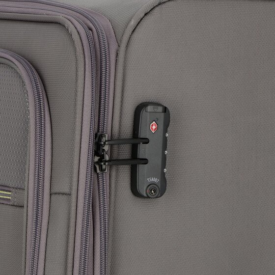 d&n Travel Line 9704 4 ruedas Carrito L 78 cm con pliegue de expansión