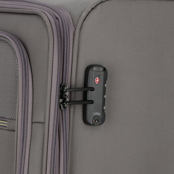 d&n Travel Line 9704 4 ruedas Carrito L 78 cm con pliegue de expansión