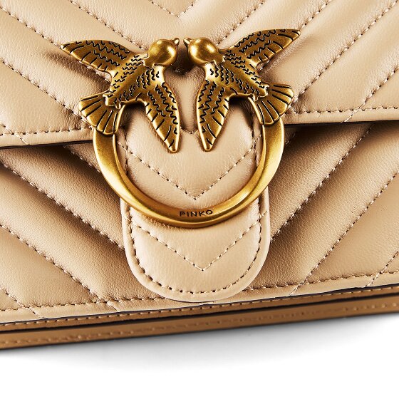 PINKO Love One Bolsa de hombro Piel 21 cm