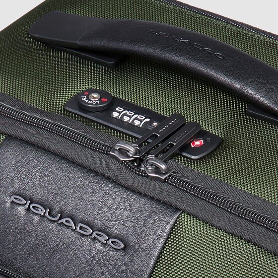 Piquadro Mochila Trolley Brief de 2 ruedas Compartimento para portátil de 53 cm