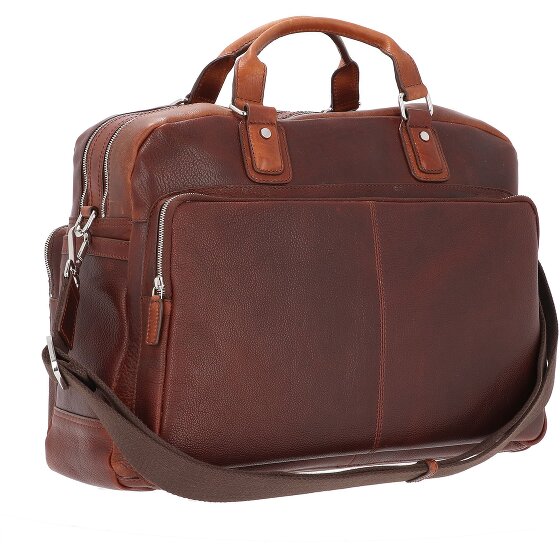 bugatti Maletín Tejido Piel 48 cm