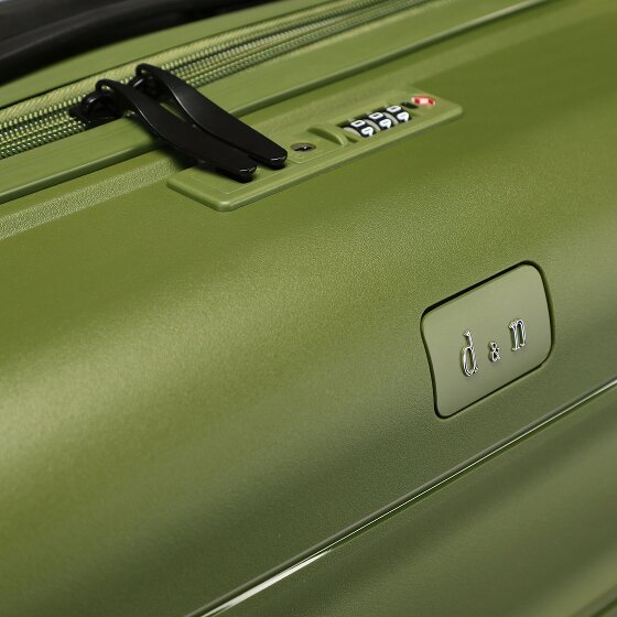 d&n Travel Line 4700 4 ruedas Juego de maletas 3 piezas con pliegue de expansión