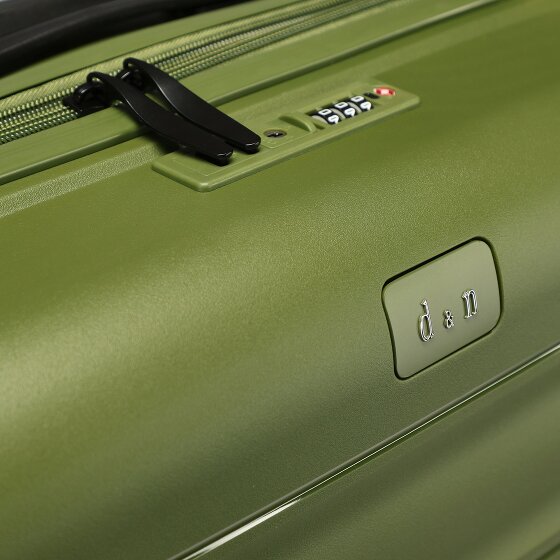 d&n Travel Line 4700 4 ruedas Juego de maletas 3 piezas con pliegue de expansión