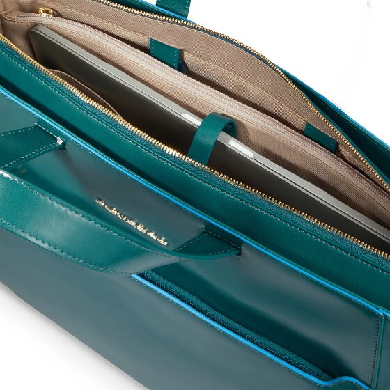 Piquadro Blue Square Bolsa de compras Piel natural 40 cm
