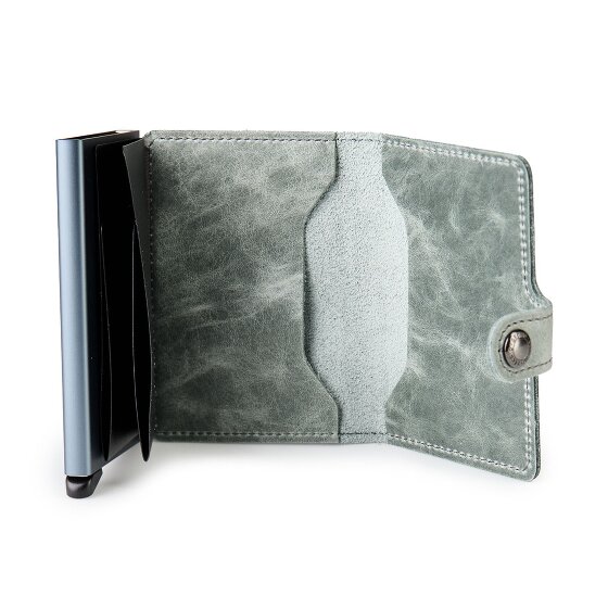 Secrid Miniwallet Vintage Estuche para tarjetas de crédito Cartera de piel RFID 6,5 cm
