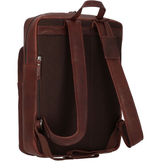 Burkely Mochila antigua Avery Piel 44 cm Compartimento para portátil