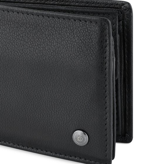 bugatti Black Magic Cartera Piel 10 cm