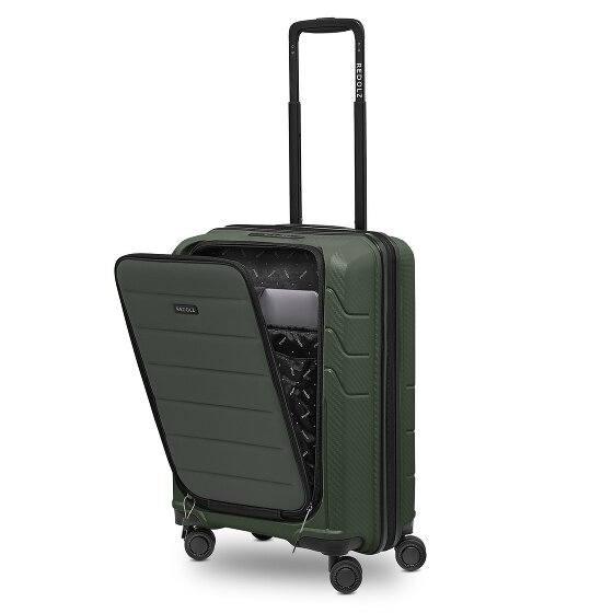 Redolz Trolley de cabina Essentials 17 de 4 ruedas Compartimento para portátil con bolsillo blando de 55 cm