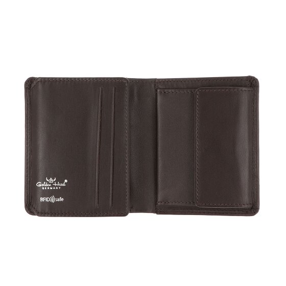 Golden Head Polo Cartera Bloqueo RFID Piel natural 10 cm