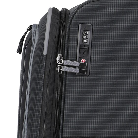 Travelite Corsiica 4 ruedas Carrito L 77 cm con pliegue de expansión