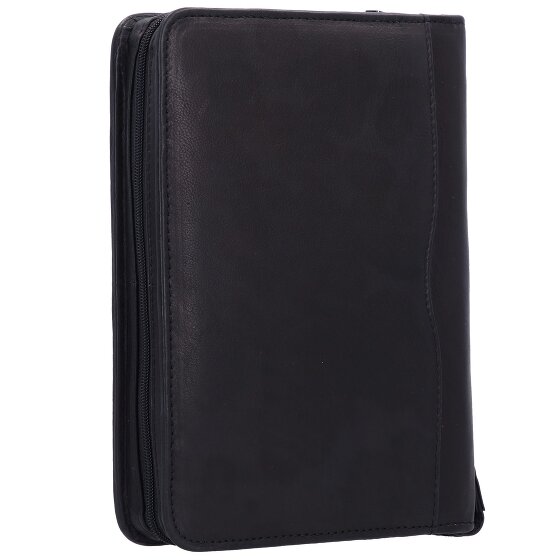 Greenland Nature Carpeta de anillas de napa negra 19 cm