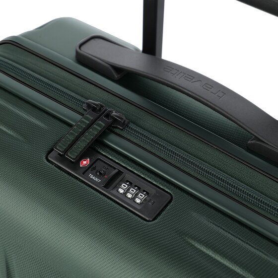 Travelite Dynamiic 4 ruedas Carro de la cabina 55 cm con pliegue de expansión