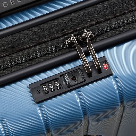 Delsey Paris Longitude 4 ruedas Carro de la cabina 55 cm con pliegue de expansión