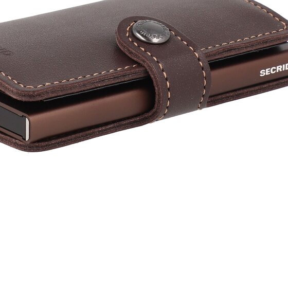 Secrid Miniwallet Original Funda para tarjetas de crédito Cartera de piel RFID 6,5 cm