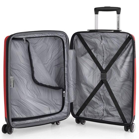 Gabol Kume 4 ruedas Juego de maletas 3 piezas con pliegue de expansión